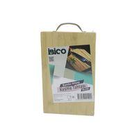 İ22-199 Lüks Ahşap Bambu Kesim Panosu 18x28x1.7cm Metal Kulplu