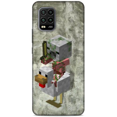 Lopard Xiaomi Mi 10 Lite Uyumlu Kılıf PiXel (43) Thin Fit Kılıf Tavuk MC