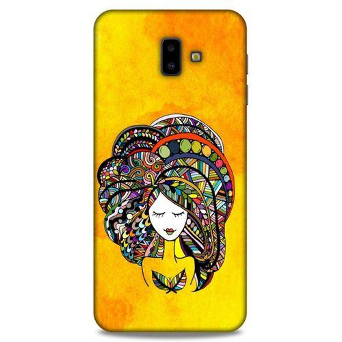 Lopard Samsung Galaxy J6 Plus Uyumlu Kılıf Sürreal Yüzler ♀ (34) Slim Armor Kılıf Desenli