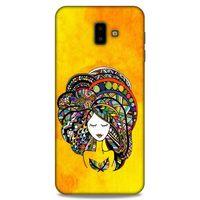 Lopard Samsung Galaxy J6 Plus Uyumlu Kılıf Sürreal Yüzler ♀ (34) Slim Armor Kılıf Desenli