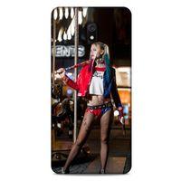 Xiaomi Redmi 8A Uyumlu Kılıf Harley Quinn (24) Darbe Emici Kılıf Kiraz kırmızısı