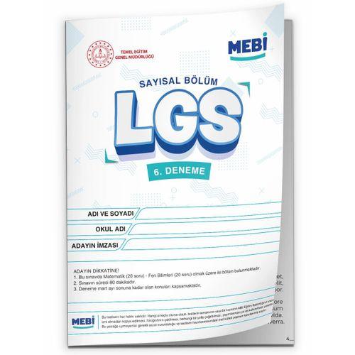 2026 LGS 8 Sınıf MEB ONLİNE Türkiye Geneli 6  Deneme (Sayısal–Sözel) Büyük Boy Renkli BASKI ÜCRETİ