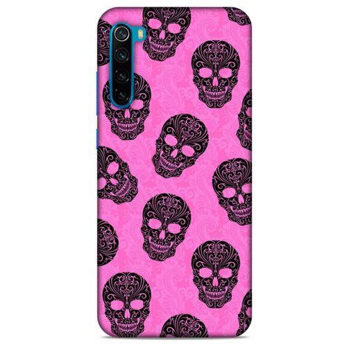 Xiaomi Redmi Note 8T Uyumlu Kılıf Pembe Delisi (39) Liquid Crystal Kılıf Kurukafa