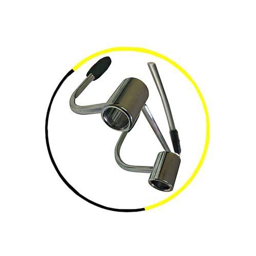 Oto Koltuk Arkası Elbise Askısı Metal Krom