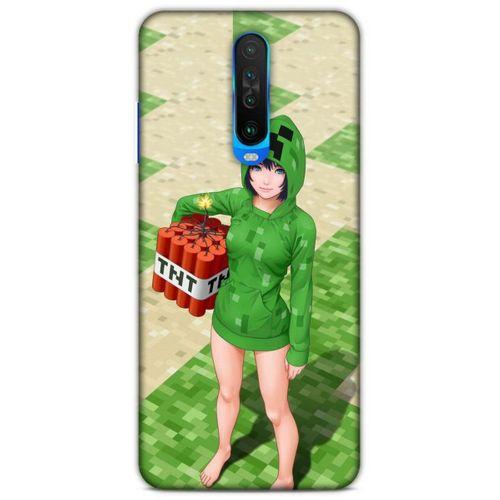 Lopard Xiaomi Redmi K30 5G Uyumlu Kılıf PiXel (33) Hybrid Kılıf TNT Girl