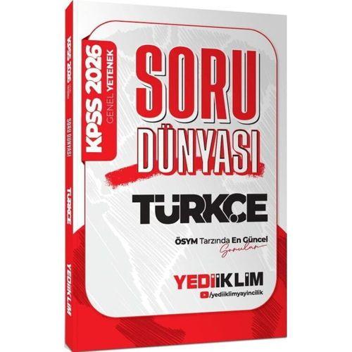 2026 KPSS Genel Yetenek Türkçe Soru Dünyası Yediiklim Yayınları