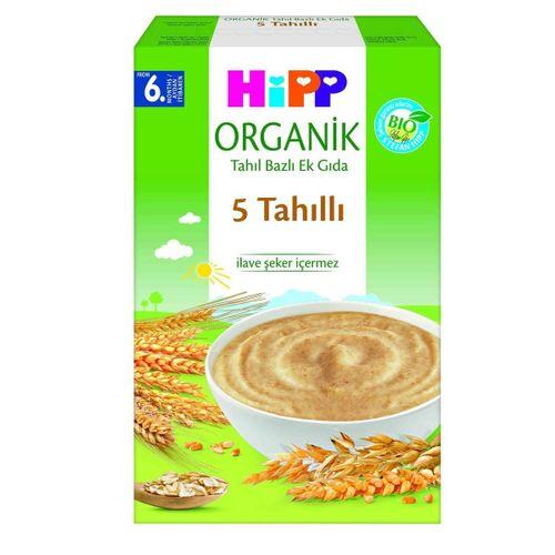 Hipp Organik 5 Tahıllı Tahıl Bazlı Kaşık Maması 200gr