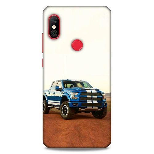 Lopard Xiaomi Redmi Note 6 Pro Uyumlu Kılıf PickUpX (27) Tasarımlı Kılıf Gece Mavi