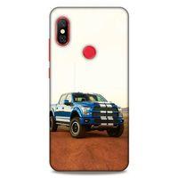 Lopard Xiaomi Redmi Note 6 Pro Uyumlu Kılıf PickUpX (27) Tasarımlı Kılıf Gece Mavi