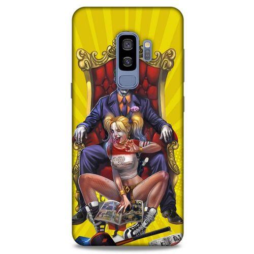Samsung Galaxy S9 Plus Uyumlu Kılıf Harley Quinn (36) Glitter Kılıf Lavanta mor