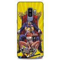 Samsung Galaxy S9 Plus Uyumlu Kılıf Harley Quinn (36) Glitter Kılıf Lavanta mor