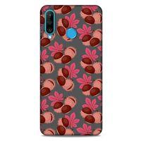 Frutix Kestane 02 Huawei P30 Lite Kılıf Desenli Silikon
