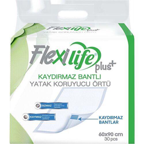 Flexilife Plus Kaydırmaz Bantlı Yatak Koruyucu Örtü 60x90 30'lu 3 paket / 90 adet