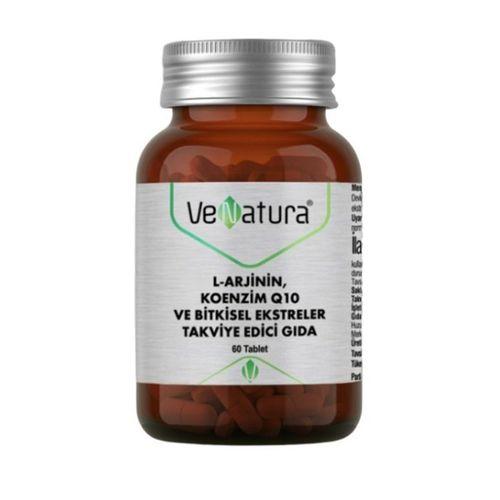 Venatura L-Arjinin Koenzim Q10 Ve Bitkisel Ekstreler 60 Kapsül