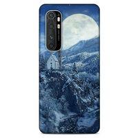 Xiaomi Mi Note 10 Lite Kılıf Snowix (49) Ultra Silikon Kılıf Beyaz Mavi