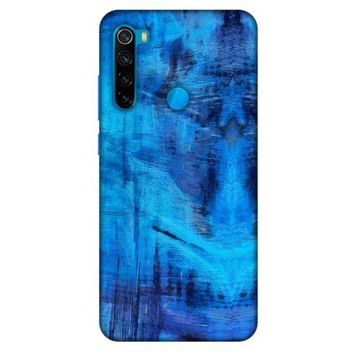 Xiaomi Redmi Note 8 Uyumlu Kılıf Mavi Delisi (12) Koruyucu Silikon Duvar Kağıdı