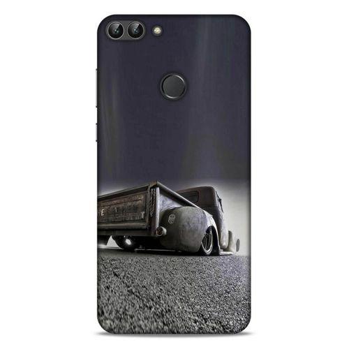 Lopard Huawei Psmart Uyumlu Kılıf PickUpX (10) Full Koruma Kılıfı Koyu Gri