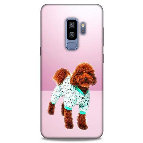 Samsung Galaxy S9 Plus Kılıf Köpek Kıyafetleri (33) Hybrid Kılıf Poodle Pijama