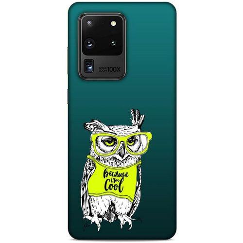 Animax Cool Baykuş Samsung Galaxy S20 Ultra Kılıf Desenli Silikon