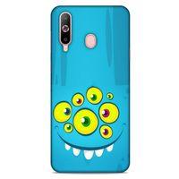 Emojix (100) Samsung Galaxy A60 Kılıf Silikon Kapak Desenli