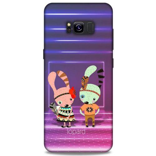 Samsung Galaxy S8 Plus Kılıf FunnyMaX (4) Koruma Kılıfı Mor Pembe