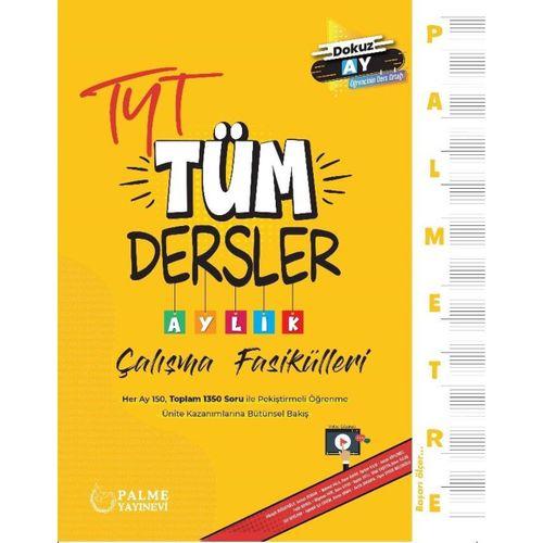 TYT Tüm Dersler Aylık Çalışma Fasikülleri Palme Yayınları