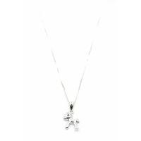 Peluş At Figürü Kolye - Gümüş