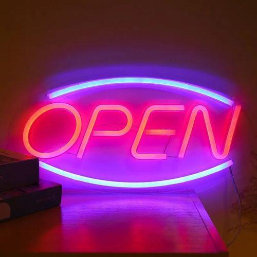 OPEN Yazılı Neon Led Tabela