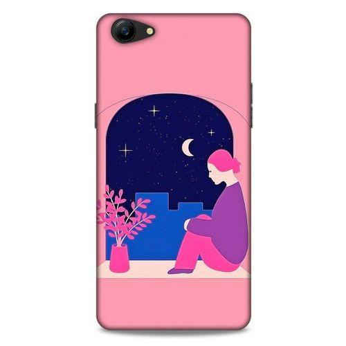 Oppo A79 Kılıf Depresyon (3) Kapak Lacivert Turuncu