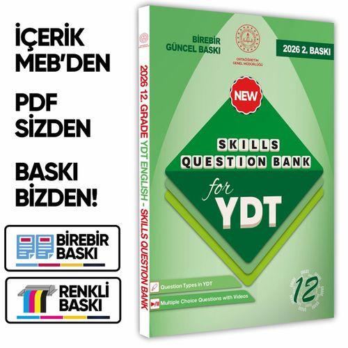 2026 YDT MEBİ İngilizce 12 Sınıf Skills Question Bank (Beceri Temelli Soru Bankası) BASKI ÜCRETİ
