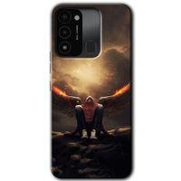 Tecno Spark 8C Kılıf HD Desen Baskılı Arka Kapak - Wings of Power
