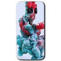 Potkal Hediye Fabrikası Samsung Galaxy S7 Edge Kılıf HD Desen Baskılı Arka Kapak - Renkli Karışım