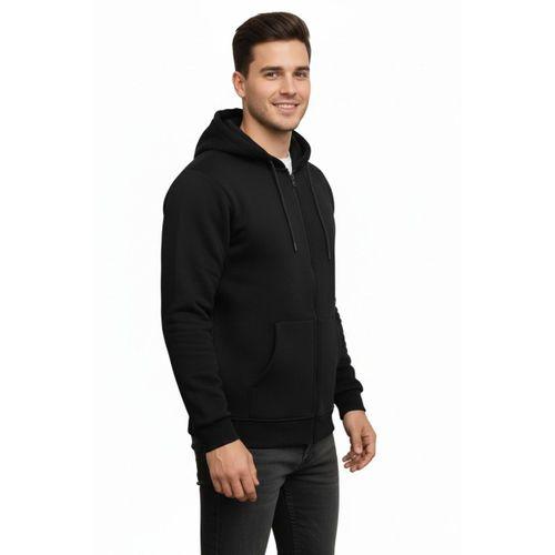 Erkek Büyük Beden Kapüşonlu Fermuarlı Sweatshirt 6549 BGL-ST05012