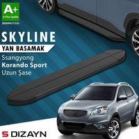 S-Dizayn Ssangyong Korando Sport Skyline Siyah Yan Basamak 203 Cm 2010-2019 A+ Kalite
