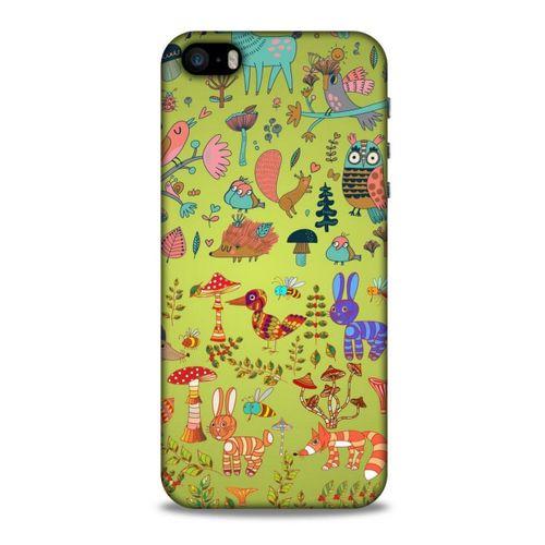 Animax Flora Jungle Apple iPhone SE Kılıf Desenli Silikon