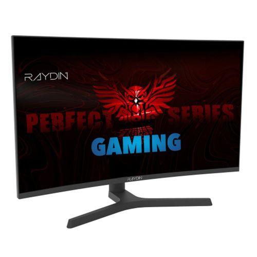 RAYDIN EG27RFA-300HZ, 27’’, 1ms, 300Hz, Full HD, 2xHDMI, DP, Hoparlör, VA LED, R1500 Curved, Yükseklik Ayarlı Ayak, Frameless, FreeSync Gaming Monitör
