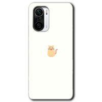 Redmi Mi11i Kılıf HD Desen Baskılı Arka Kapak - Cat Minimalism + Kırılmaz Cam