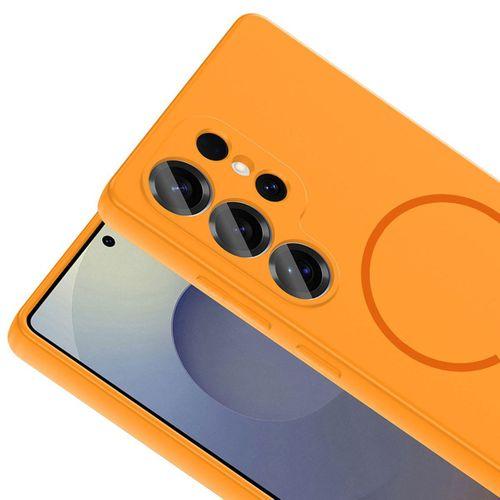 Galaxy S24 Ultra Kılıf M-safe Şarj Özellikli Zore Meta Kapak
