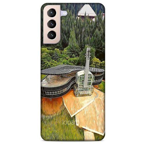 Lopard Samsung Galaxy S21 Plus Uyumlu Kılıf Dünya Mimarisi (31) TPU Kılıf