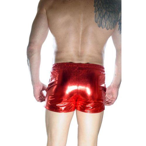 Erkek Kırmızı Lame Short
