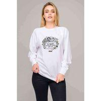 Kasım Öğretmenler Günü Kutlu Olsun Baskılı Beyaz Kadın Sweatshirt
