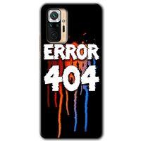Xiaomi Redmi Note 10 Pro HD Baskılı Kılıf + 9D Tam Ekran Koruyucu - 404 Error
