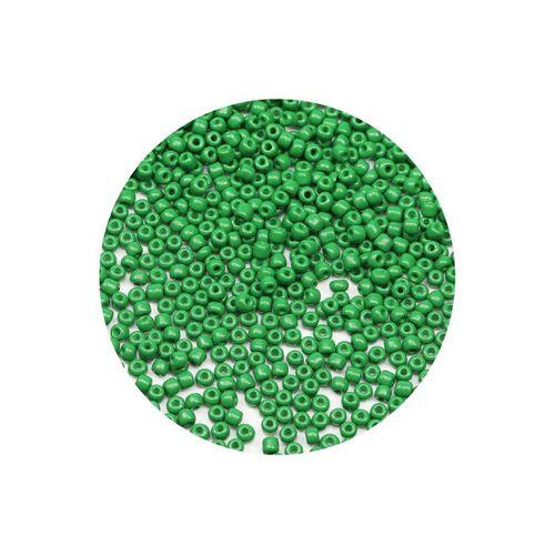 Opak Yeşil Renk 4 mm Yaklaşık 220 adet/20 gram Cam Boncuk Oya Yazma Bileklik ve Kolye