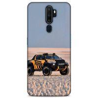 Lopard Oppo A5 2020 Uyumlu Kılıf PickUpX (44) Tough Armor Kılıf Turuncu Siyah