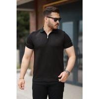 Erkek Fermuarlı Yaka Kısa Kollu Tişört