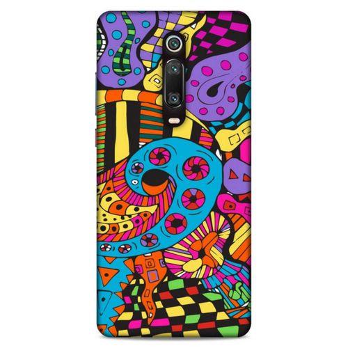 Lopard Xiaomi Mi 9T Uyumlu Kılıf Soyut Sanat (23) Baskılı Ultra Koruma Kılıfı