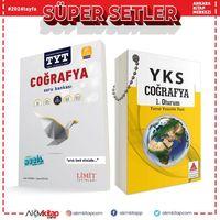 Limit TYT Coğrafya Soru ve Delta Coğrafya Kartı Seti 2 Kitap