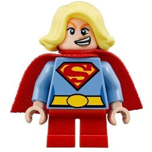 Lego Minifigür Supergirl with Superman S Logo Short Legs sh0483