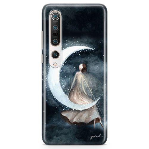 Xiaomi Mi 10 Pro Kılıf Ay Peri Arka Kapak Koruma Desenli Full Koruyucu