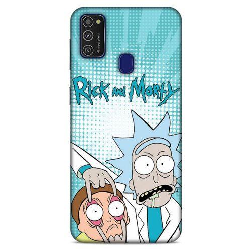 Samsung Galaxy M21 Uyumlu Kılıf Rick And Morty (2) Kabı Morty Smith